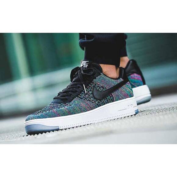 Nike Air Force 1 Ultra Flyknit Low Blue Lagoon Multi Color Men’s size 8 - Picture 1 of 9